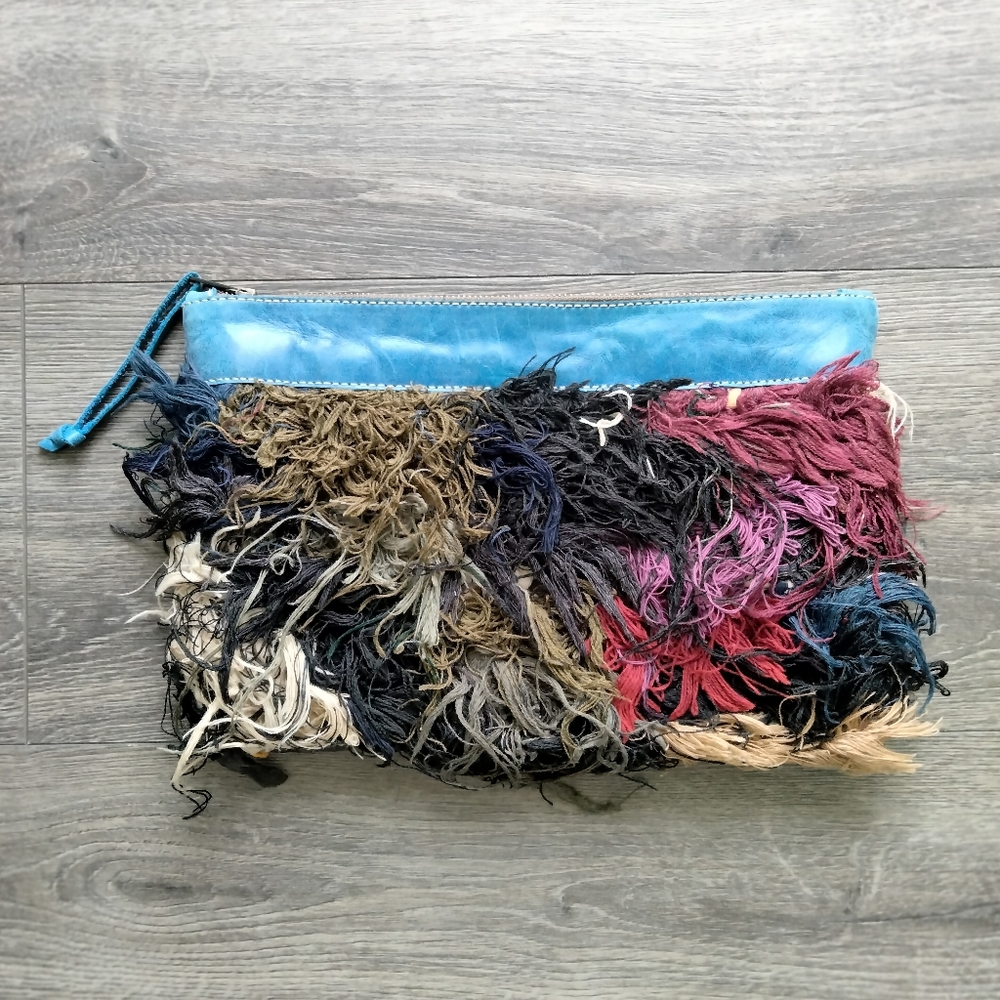 Colorful Bohemian Clutch Bag Size 12"x8"